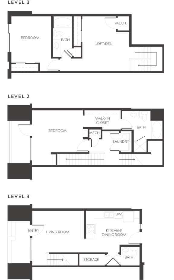 Floor Plans of City House Apartments in Denver, CO
